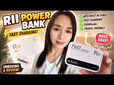 Unboxing RII R08 Fast Charging Power Bank! #unboxing #powerbank