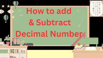 Decimal Addition & Subtraction I  Decimal Number #abacusforkids  #AbacusTutorial