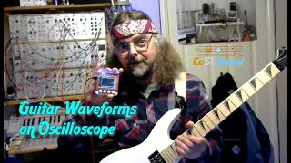 Guitar Waveforms on Oscilloscope