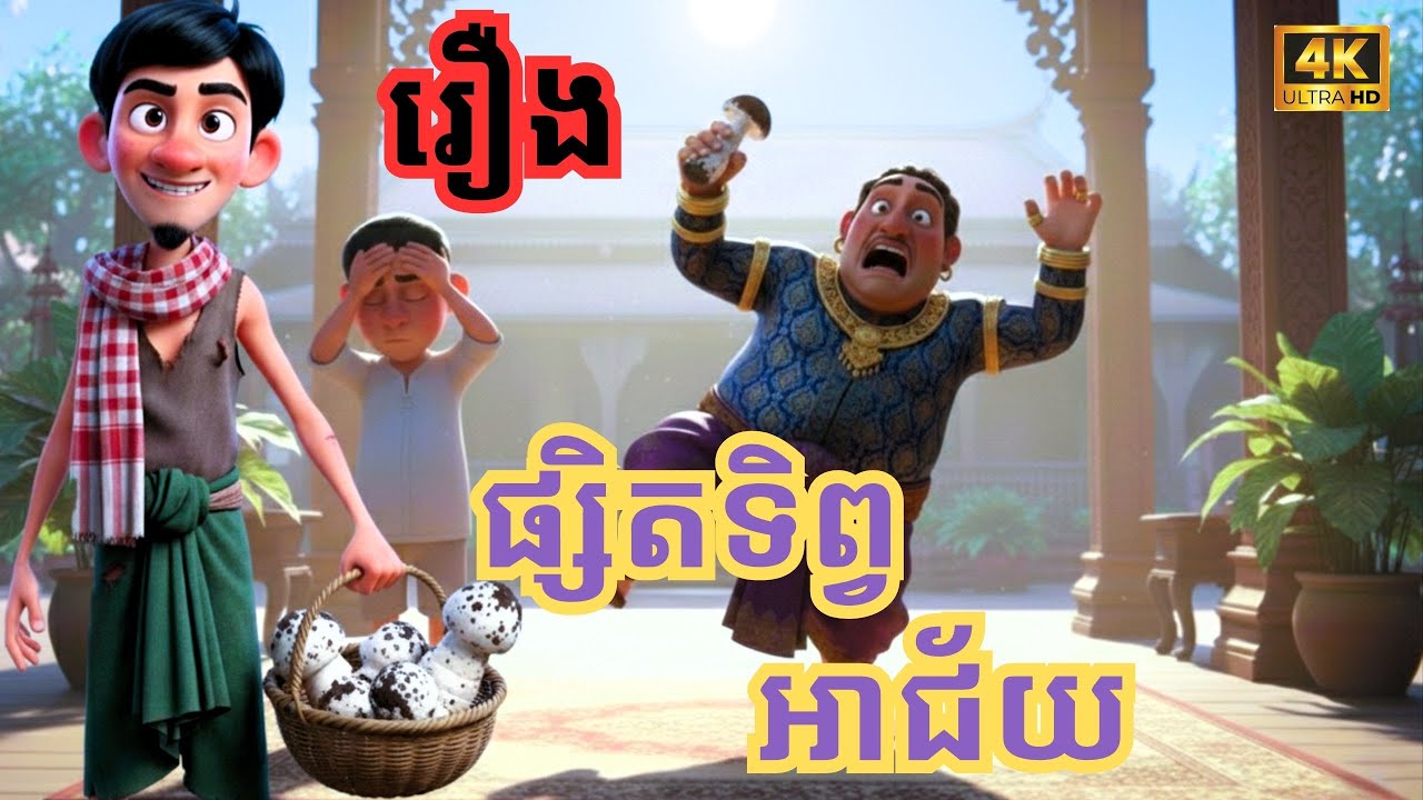 រឿង ផ្សិតទិព្វ អាជ័យ | រឿងនិទានខ្មែរ | 3D Animation