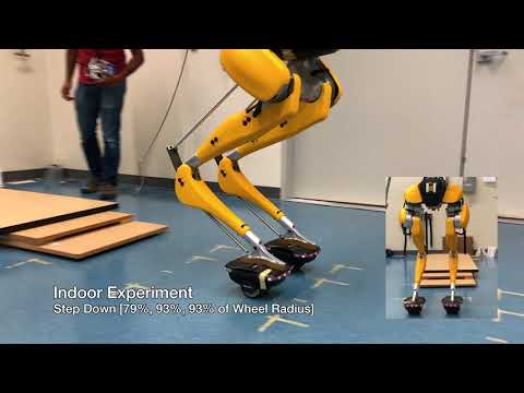 Feedback Control for Autonomous Riding of Hovershoes by a Cassie Bipedal Robot