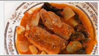 CÓMO PREPARAR ESTÁS DELISAS COSTILLAS DE PUERCO CON RAJAS Y PAPAS  Youtube