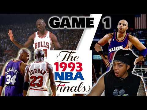 Micheal Jordan vs Charles Barkley 1993 NBA Finals Game 1 REACTION