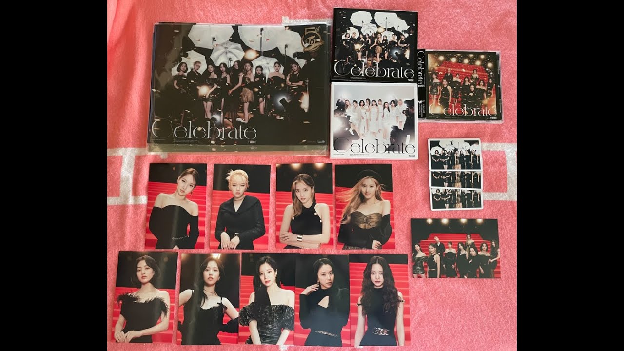 Twice トゥワイス Celebrate 5th Anniversary Unboxing - YouTube