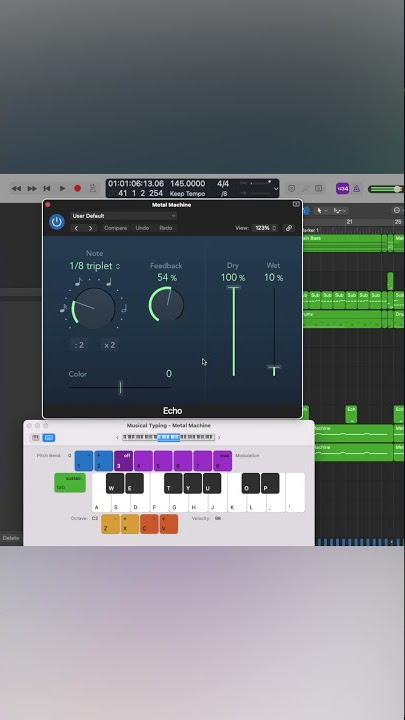 How to Make Riddim Dubstep with Logic Pro's Drum Synth... #shorts