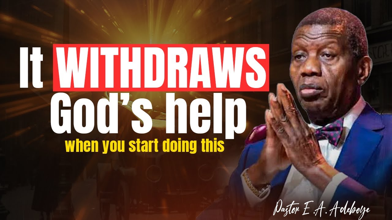 Бог может сделать для вас всё, но Он останавливается, когда вы начинаете делать это | Пастор Е.А....