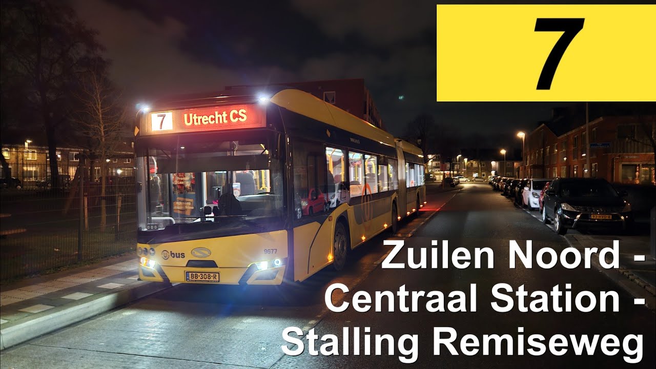 New Year's Eve: U-OV lijn 7:  Zuilen - Utrecht Centraal | Transdev Utrecht | Transdev 9677 | 2025