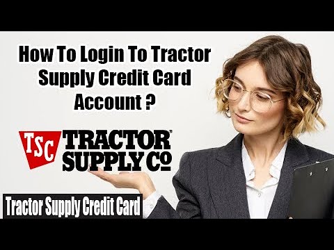 How to Login Tractor supply credit card Account? | Tractor supply credit card Tutorial