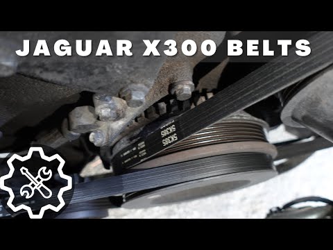 How To Change Drive Belts On Jaguar XJ6 X300