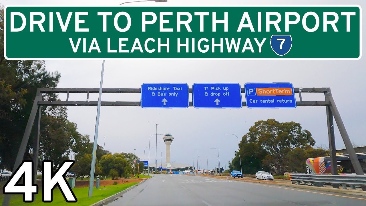 Drive to Perth Airport 🇦🇺 [4K] - From Fremantle, Western Australia ...