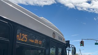 M125 bus from Kings-bridge Depot