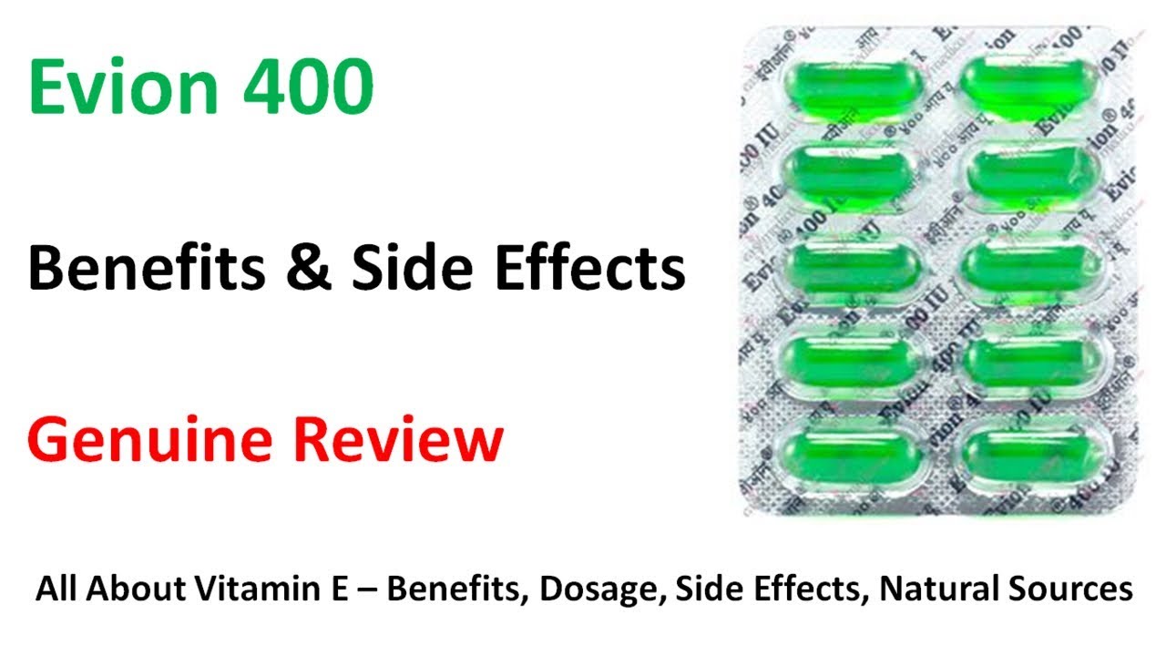 Evion Vitamin E Capsule Uses Benefits Side Effects In