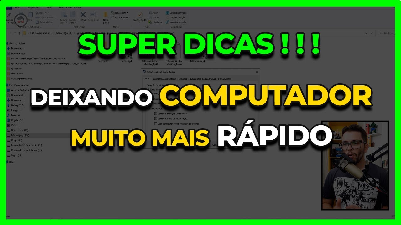 SUPER DICAS para MELHORAR o DESEMPENHO do PC ou NOTEBOOK no Windows ...