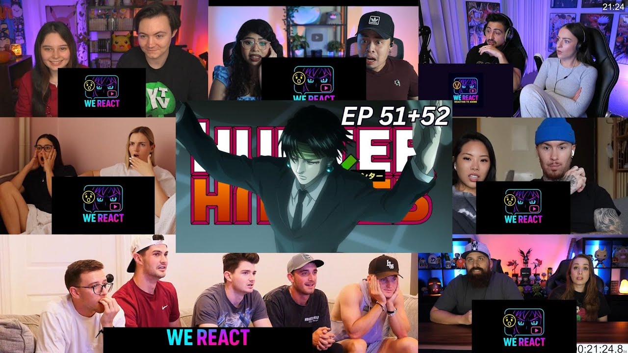 Hunter x Hunter Episode 51-52 | Reaction Mashup