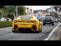 Supercars Accelerating - 2x 918 Spyder, 720S, 812 Superfast, 3x Aventador SV, 2x 911R