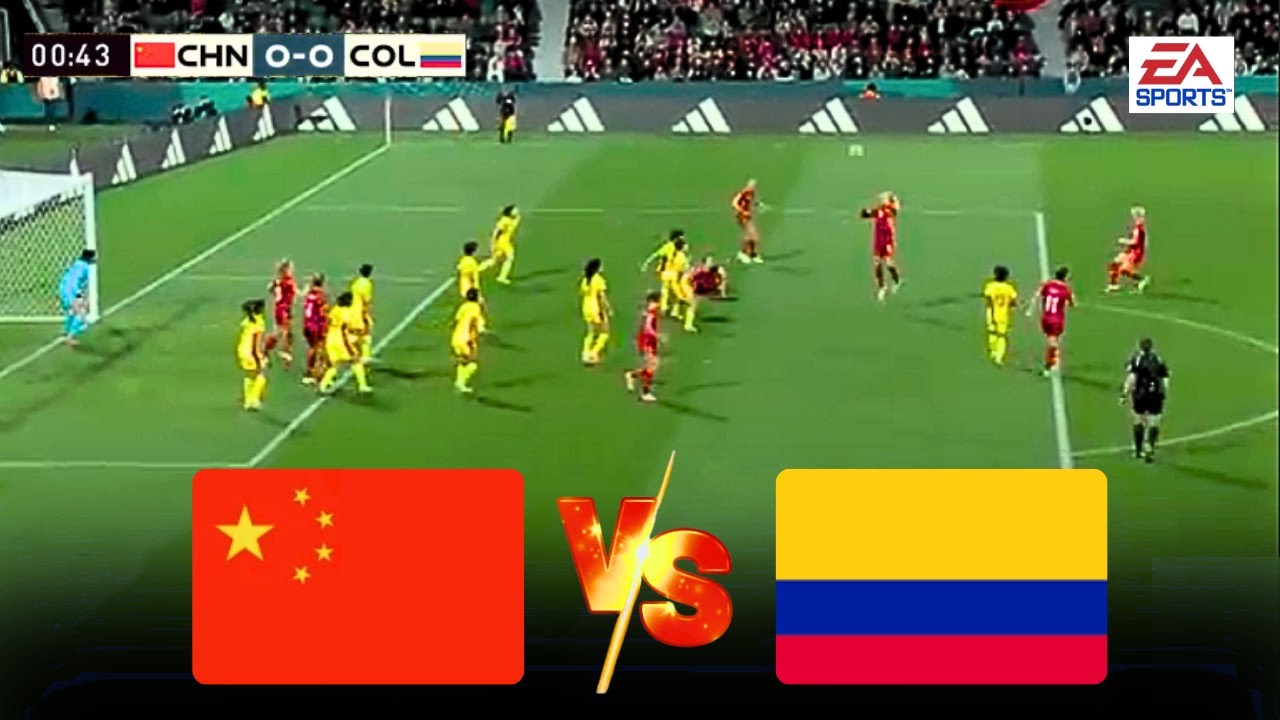 COLOMBIA vs CHINA - Women's Friendly Football Match on July 14, 2025 | FIFA 23 (Ultra Hd) Gameplay