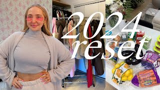 RESET WITH ME FOR THE NEW YEAR: grocery haul, goal setting, starting a 5am morning routine & prep