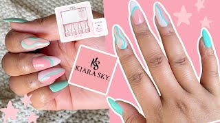 Probando Kiara Sky Gelly Tips por primera vez Tendencia de unas abstractas TheHeartsandCake90