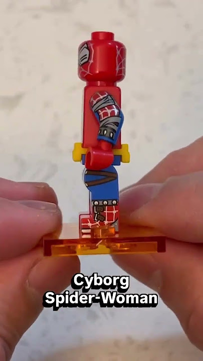 Lego Minifigure - Cyborg Spider-Woman #lego #minifigures #cyborg #spiderman #spiderwoman