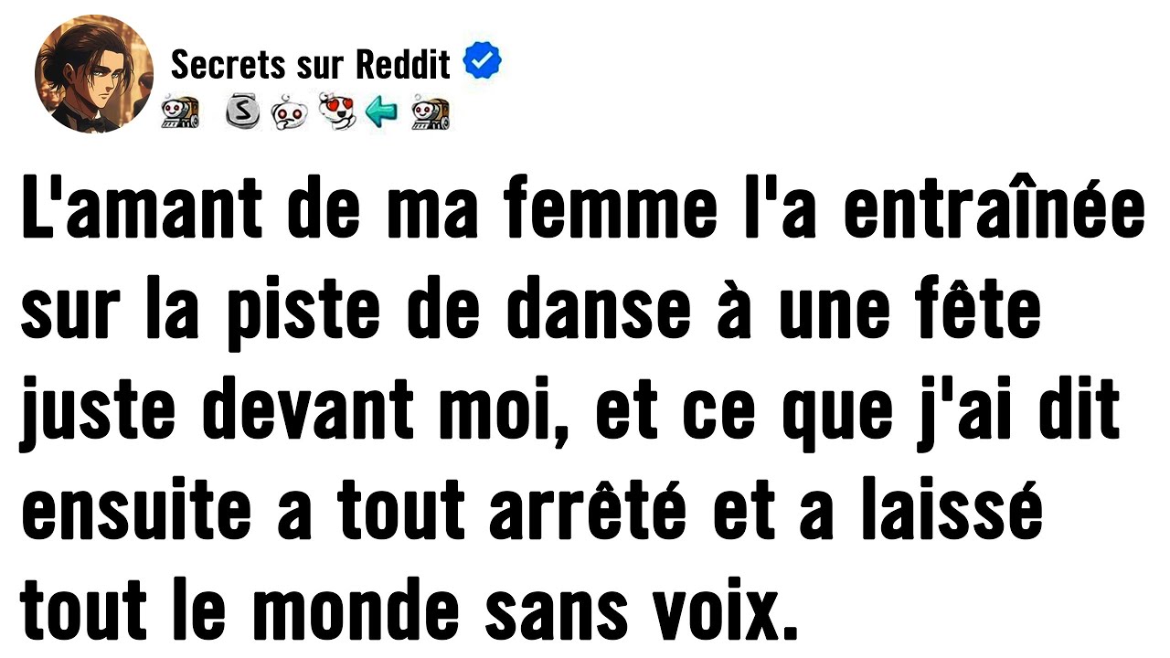 L'amant de ma femme l'a prise pour danser juste devant moi, et ce qui s'est passé ensuite a choqué