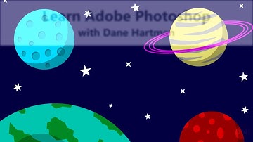 Photoshop Tutorial #2 - Create a Cartoon Space Scene
