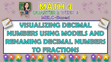 MATH 4 || QUARTER 2 WEEK 6 | VISUALIZING DECIMAL NUMBERS USING MODELS AND RENAMING DECIMAL NUMBERS