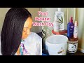 Post Relaxer Wash Day Routine |Moisture Protein Balance
