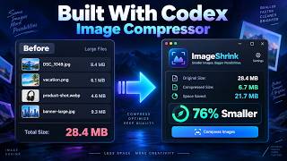I Built ImageShrink — An Image Compressor Using Only Codex