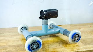 Cómo hacer un carro de cámara con tubo de PVC