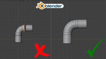 How to connect TWO pipes in BLENDER/ Make bend in pipes in blender