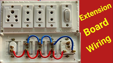 1five pin soket 3 two pin soket & 1switch ka connection