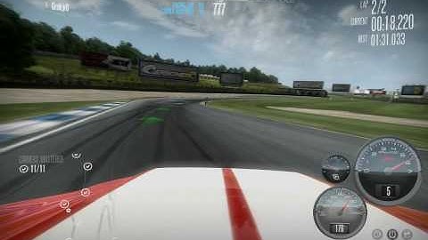 NFS Shift - ISRC II race at Donington GP using Shelby GT500 works converted