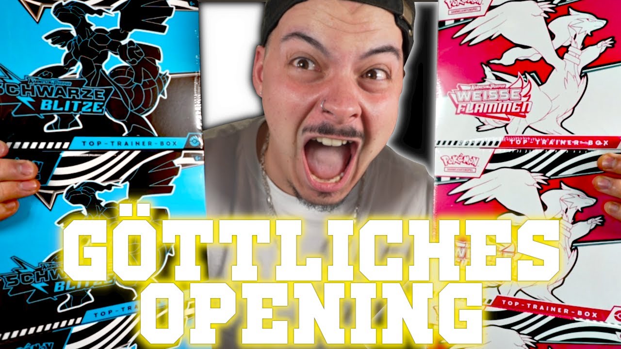 Das ✨ GÖTTLICHSTE ✨Pokémon Opening!!! Pokémon Schwarze Blitze & Weiße Flammen XXL Opening