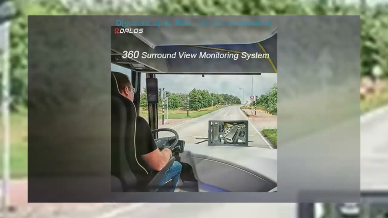 SZDALOS 3D HD 360 Surround view Monitoring System for Bus, RV, Motorhome, Truck  with HD 1080P  4