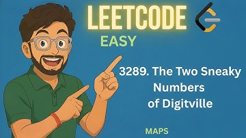 3289. The Two Sneaky Numbers of Digitville | LEETCODE EASY