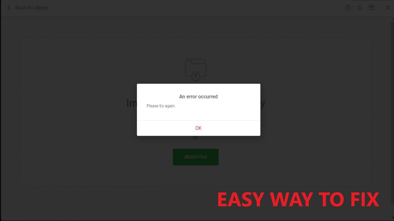 New Elementor template import error (EASY FIX)
