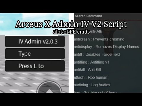 Arceus X IV V2 Admin Script (mediafire/pastebin) - YouTube