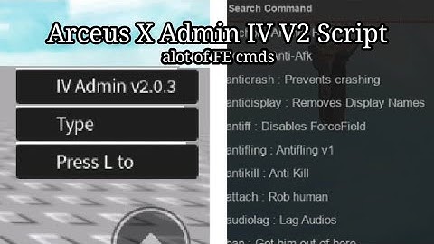 Arceus X IV V2 Admin Script (mediafire/pastebin)