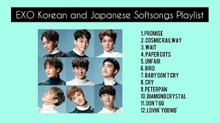 E.X.O (엑소) Korean and Japanese Softsongs Playlist screenshot 3