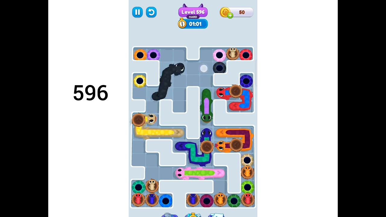 Gecko Out Level 596 Walkthrough