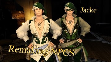 FFXIV: Recreating NPCS - Jacke - Rogue Leader