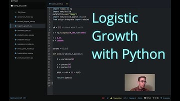 Python Code for Logistic Growth Model