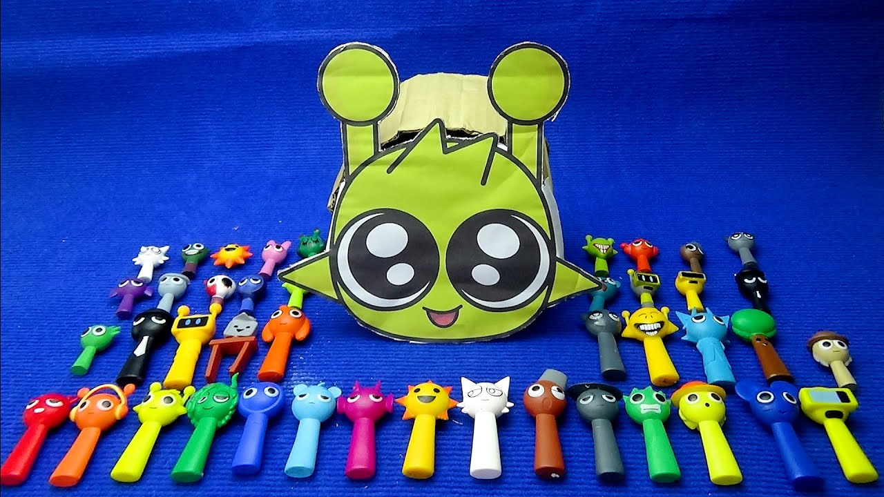 Unboxing All Sprunki Incredibox Toys Collection: Opening the (Yellow) Simon Head Box