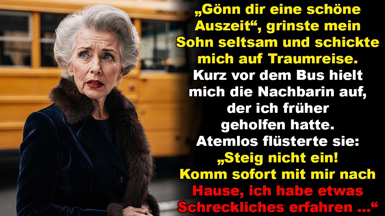 „Gönn dir eine schöne Auszeit“, grinste mein Sohn seltsam und schickte mich auf Traumreise.