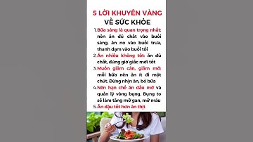 5 lời khuyên vàng về sức khỏe từ bác sĩ | Ds Đại Minh #shorts #dsdaiminh #suckhoe #lơikhuyenhuuich