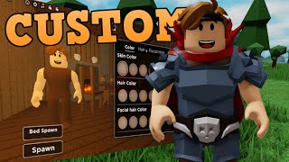 🎨 How to CUSTOMIZE your SPAWN MENU in the SURVIVAL GAME roblox