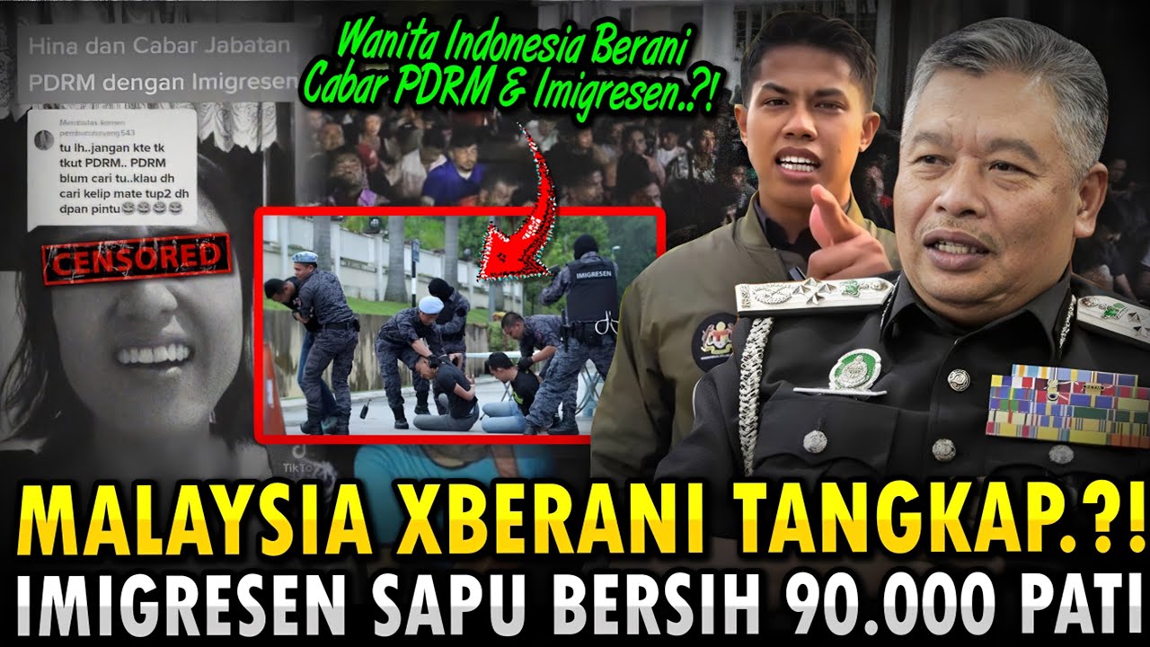 KOYAK❗IMIGRESEN MALAYSIA SOUND WANITA INDONESIA⁈ BETUL KE JIRAN TAK BERANI⁈