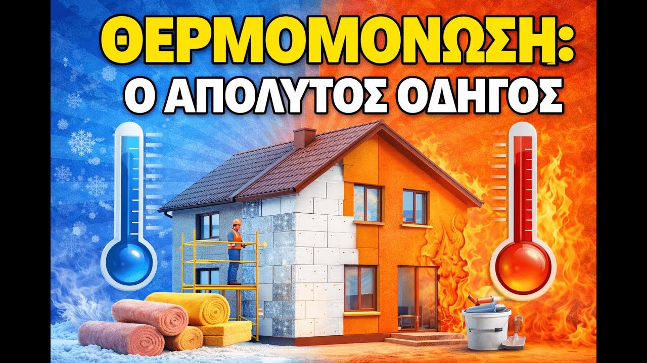 🏠 Θερμομόνωση: Η Επένδυση που Ξεχνούν Όλοι | Πλήρης Οδηγός 2026