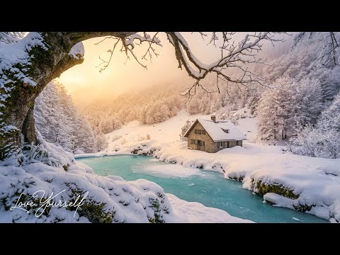 Прекрасная зимняя музыка❄️ Перестаньте думать, музыка для снятия стресса