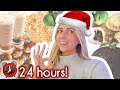 I ONLY ate CHRISTMAS FOOD for 24 HOURS!!🎅🏻(lazy edition lol x)